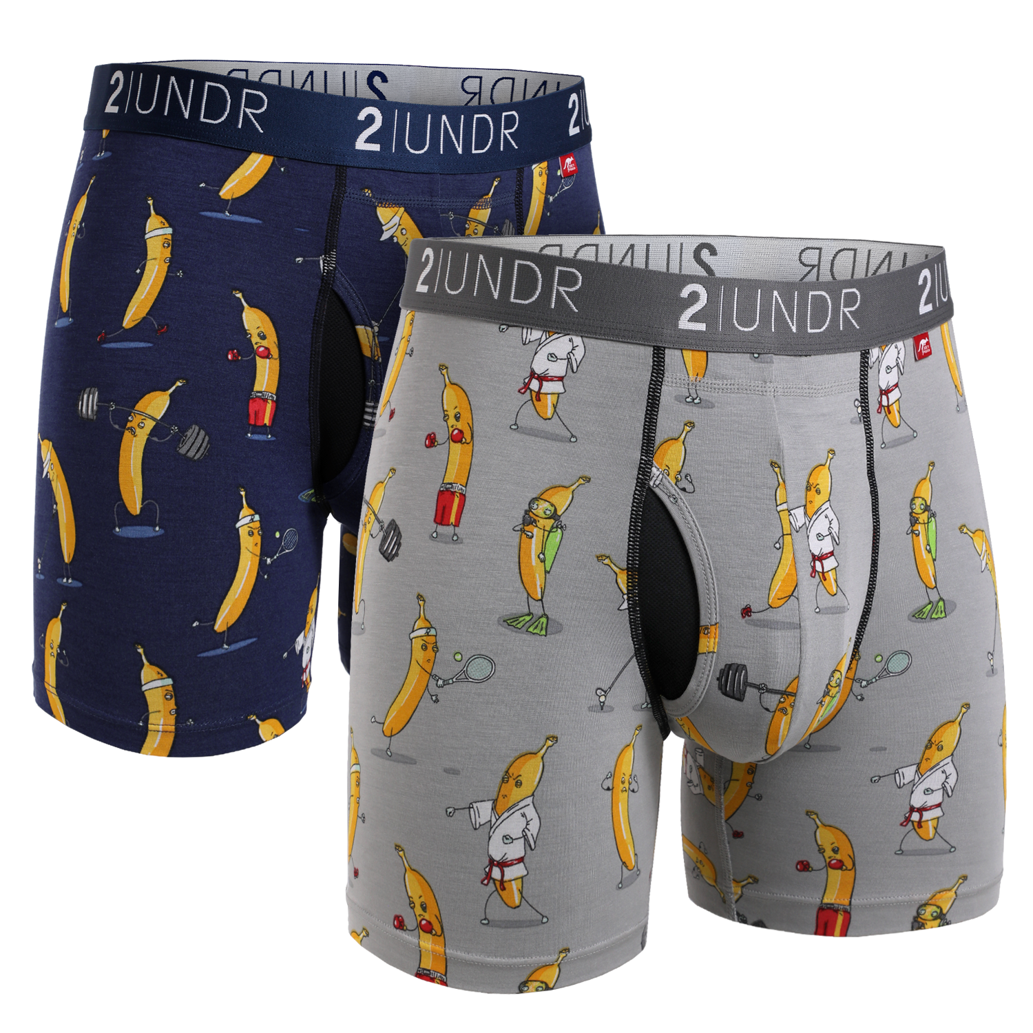 2UNDR - Printed Swing Shift Boxers Galactica
