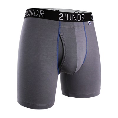 Swing Shift 6" Boxer Brief - Basic Grey 6 Pack