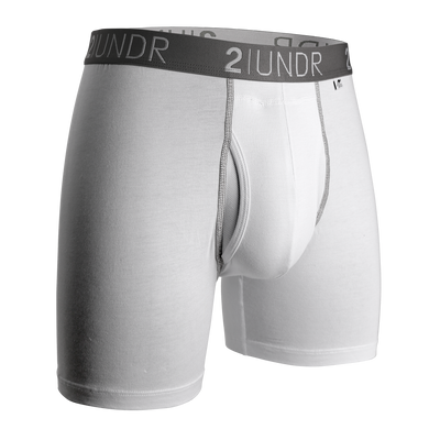 Swing Shift 6" Boxer Brief - Basic White 3 Pack