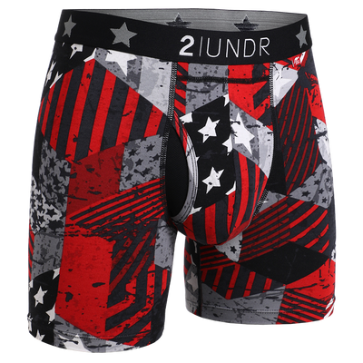 Swing Shift 6" Boxer Brief - 3 Pack Boxset - Freedom 1-2-3