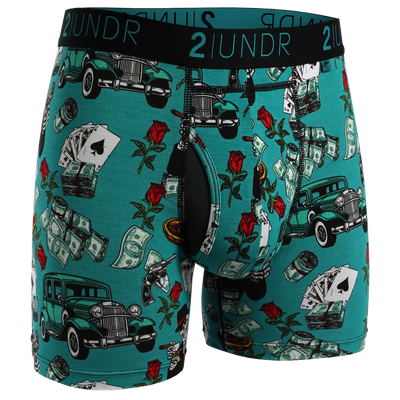 Swing Shift 6" Boxer Brief - Casino Island Collection - 6 Pack