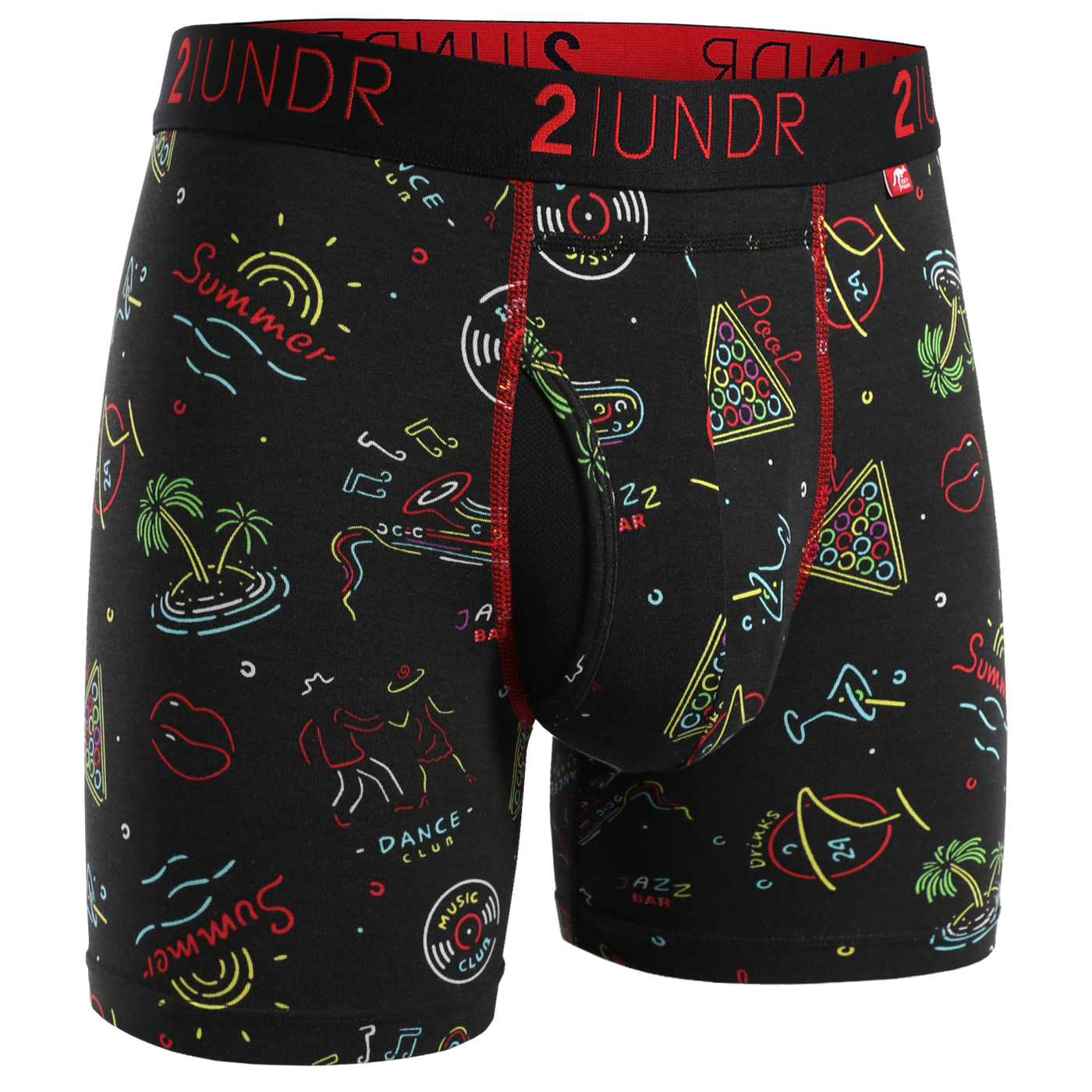 Swing Shift 6" Boxer Brief - Casino Island Collection - 6 Pack