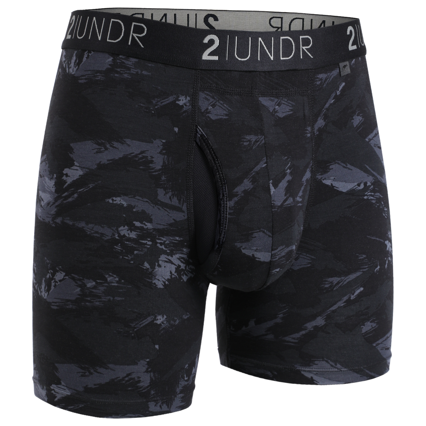 Swing Shift 6" Boxer Brief - 3 Pack Boxset - Black-Blue-Red Storm