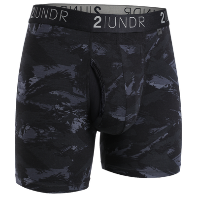 Swing Shift 6" Boxer Brief - 3 Pack Boxset - Black-Blue-Red Storm