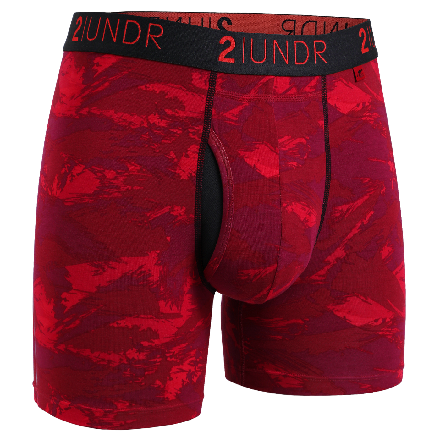 Swing Shift 6" Boxer Brief - 3 Pack Boxset - Black-Blue-Red Storm