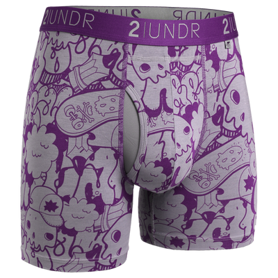 Swing Shift 6" Boxer Brief - 3 Pack Boxset - Crowns-Skulls-Drips