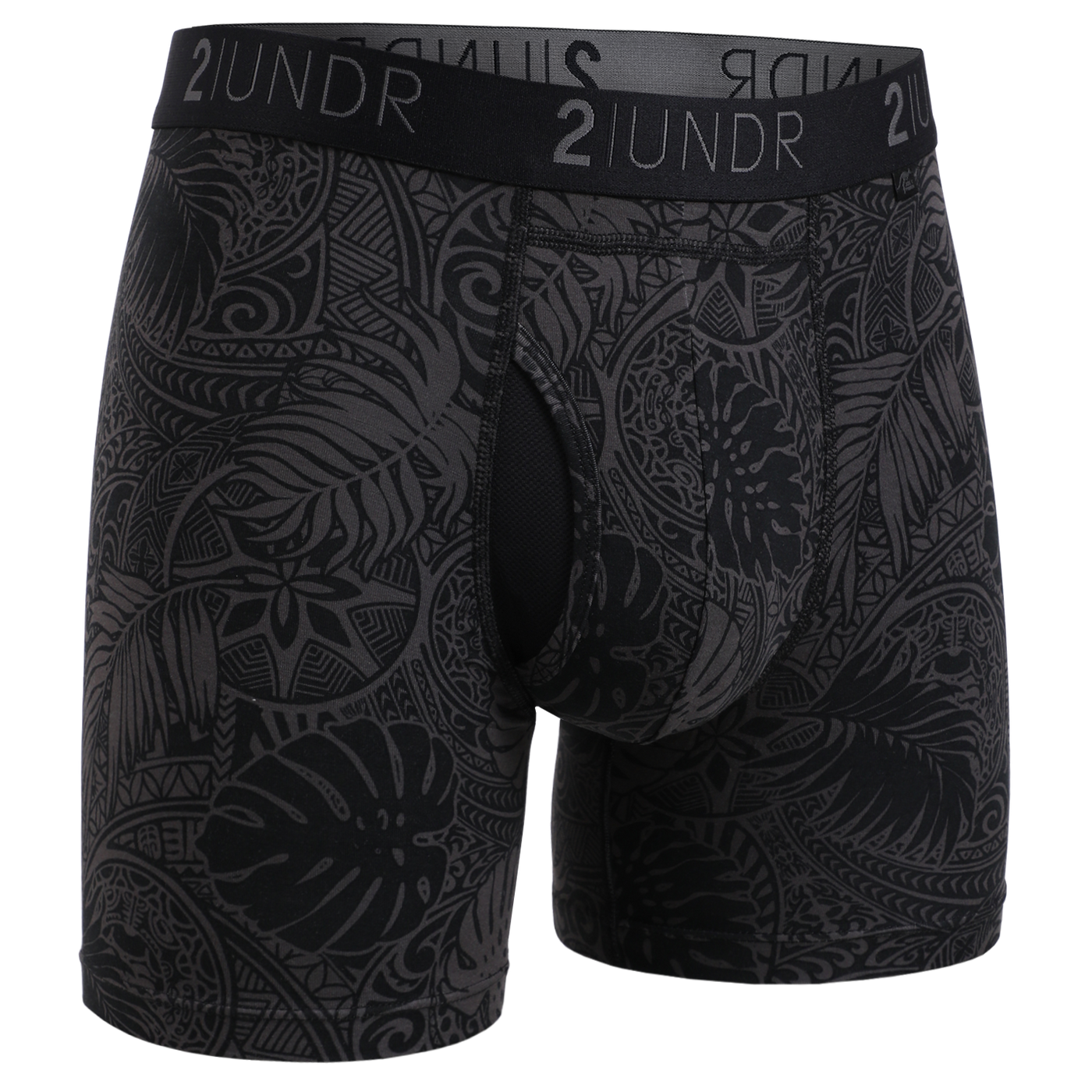 Swing Shift 6" Boxer Brief - Coastal Black