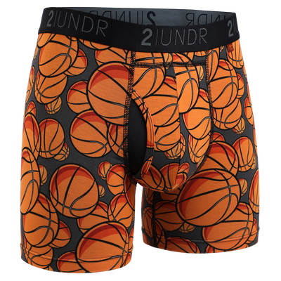 Swing Shift 6" Boxer Brief - 3 Pack Boxset - Grid Iron/Hoops/Upper Deck