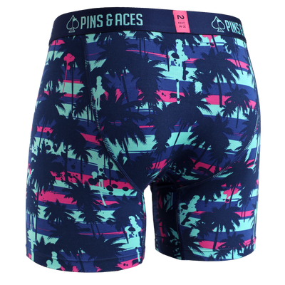 Swing Shift 6" Boxer Brief - Pins & Aces | Palm Drip
