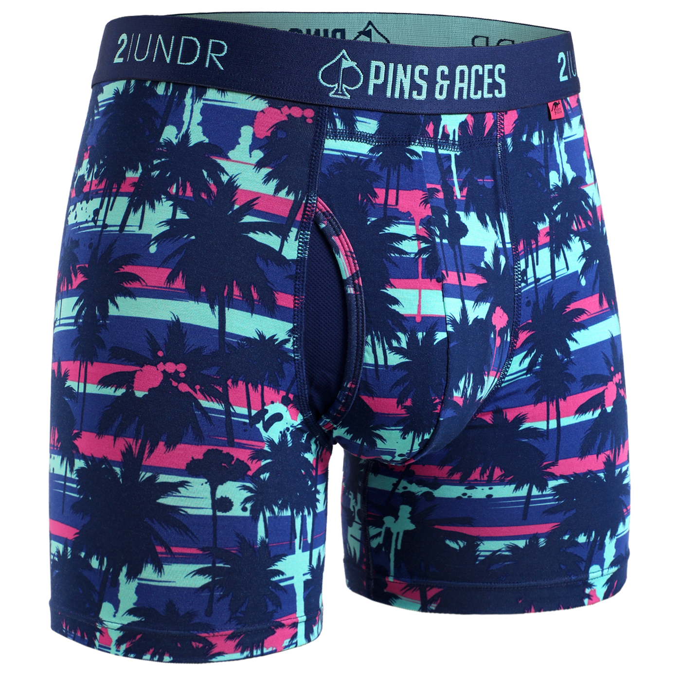 Swing Shift 6" Boxer Brief - 3 Pack Boxset -  Pins & Aces | Graffiti/Tiger/Palm