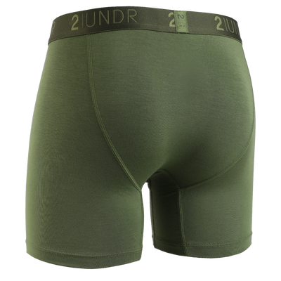Swing Shift 6" Boxer Brief - Army Green