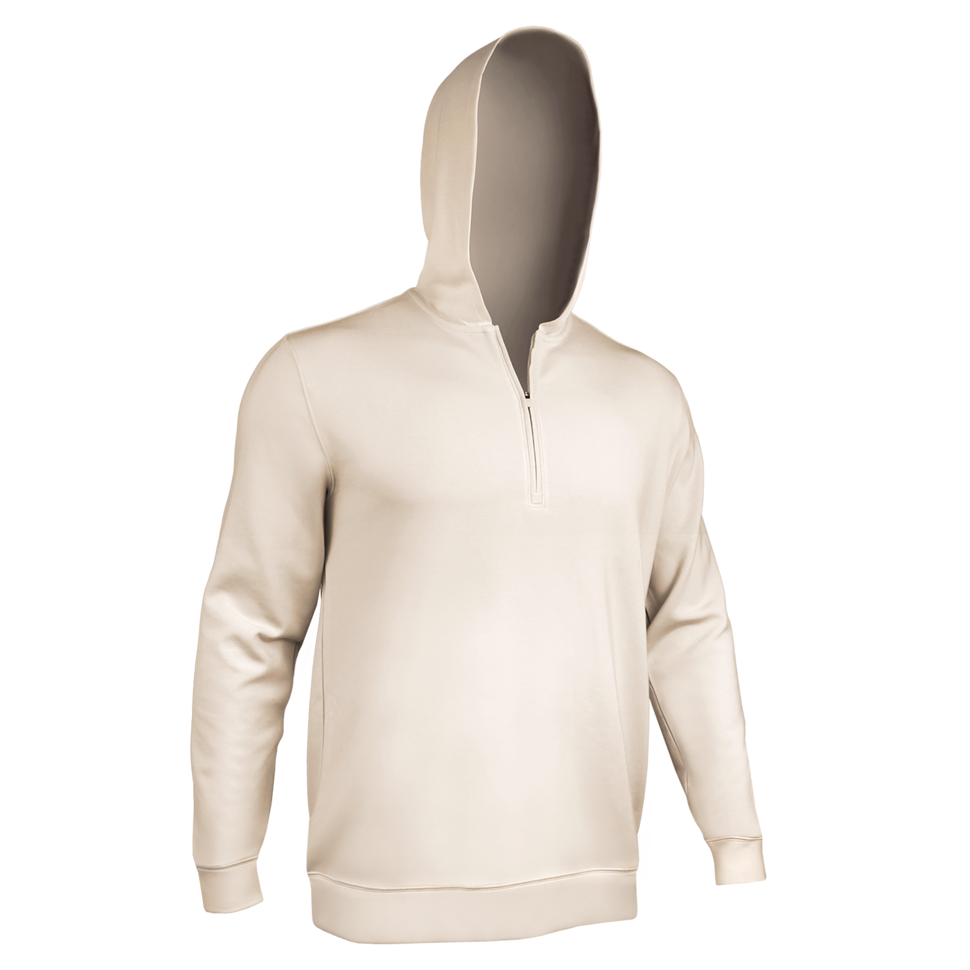 Ruxton 1/4 Zip Long Sleeve Hoodie - Tan – 2UNDR