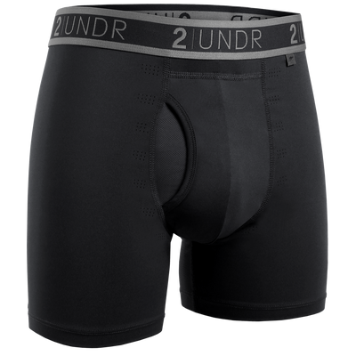 Sport Shift 6" Boxer Brief - 3 Pack Boxset - Stealth/Charcoal/Azul