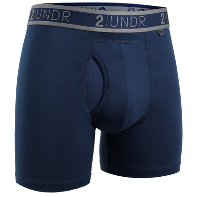 Sport Shift 6" Boxer Brief - 3 Pack Boxset - Stealth/Charcoal/Azul