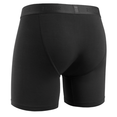 Day Shift 6" Boxer Brief - Black