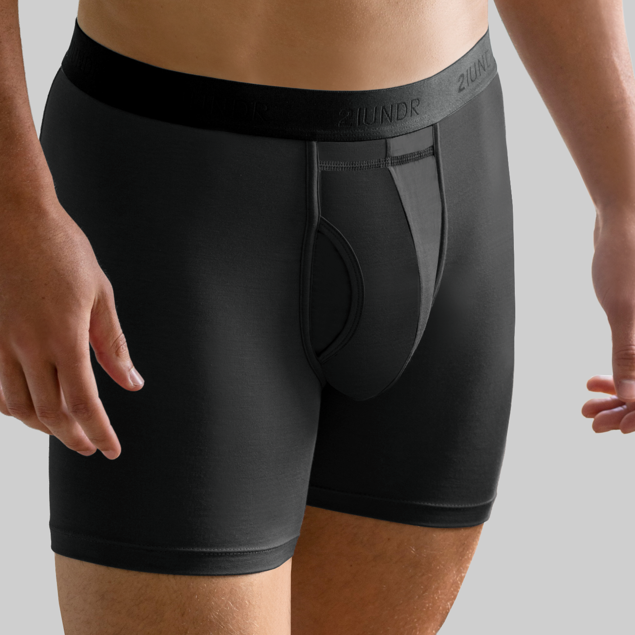 Day Shift 6" Boxer Brief - Black