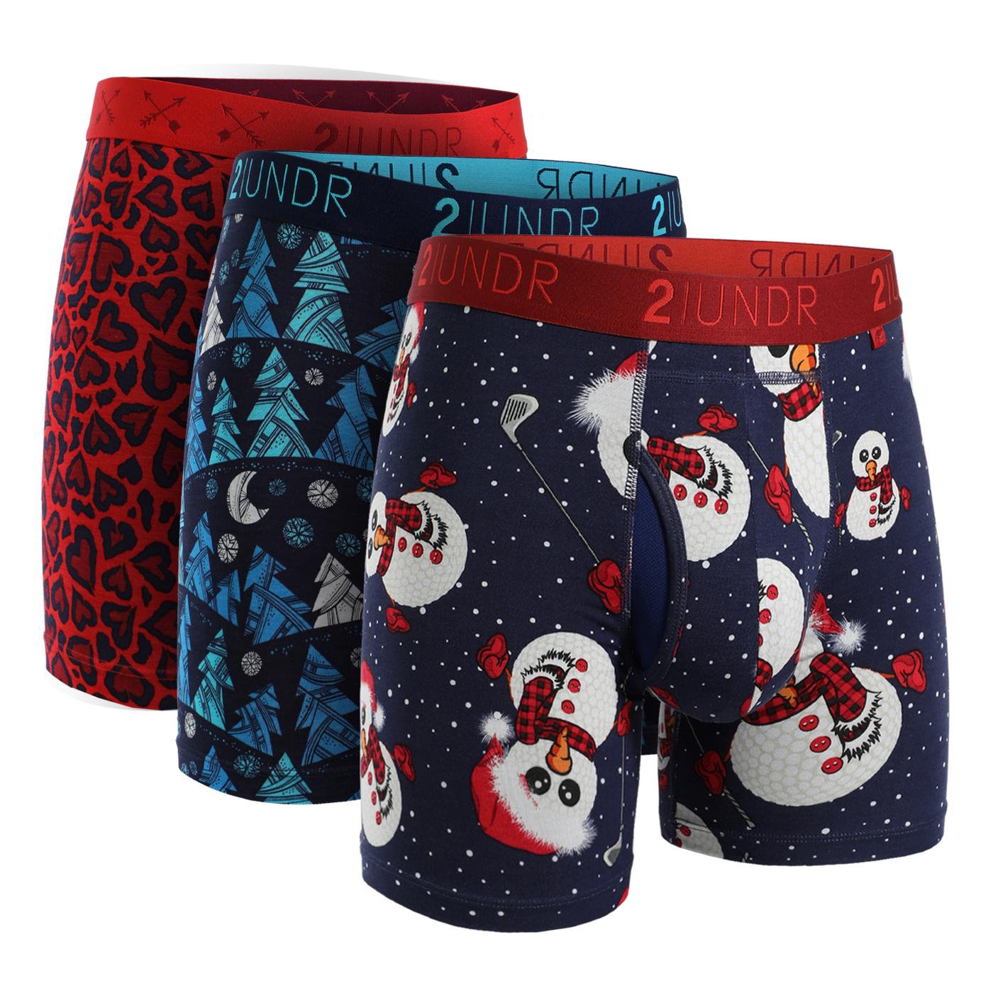 Swing Shift Boxer Brief  - Holiday Collection - 3 Pack