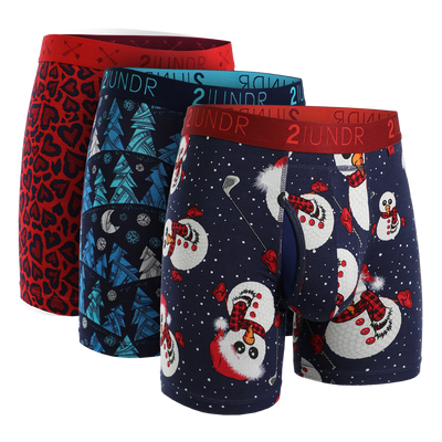 Swing Shift Boxer Brief  - Holiday Collection - 3 Pack