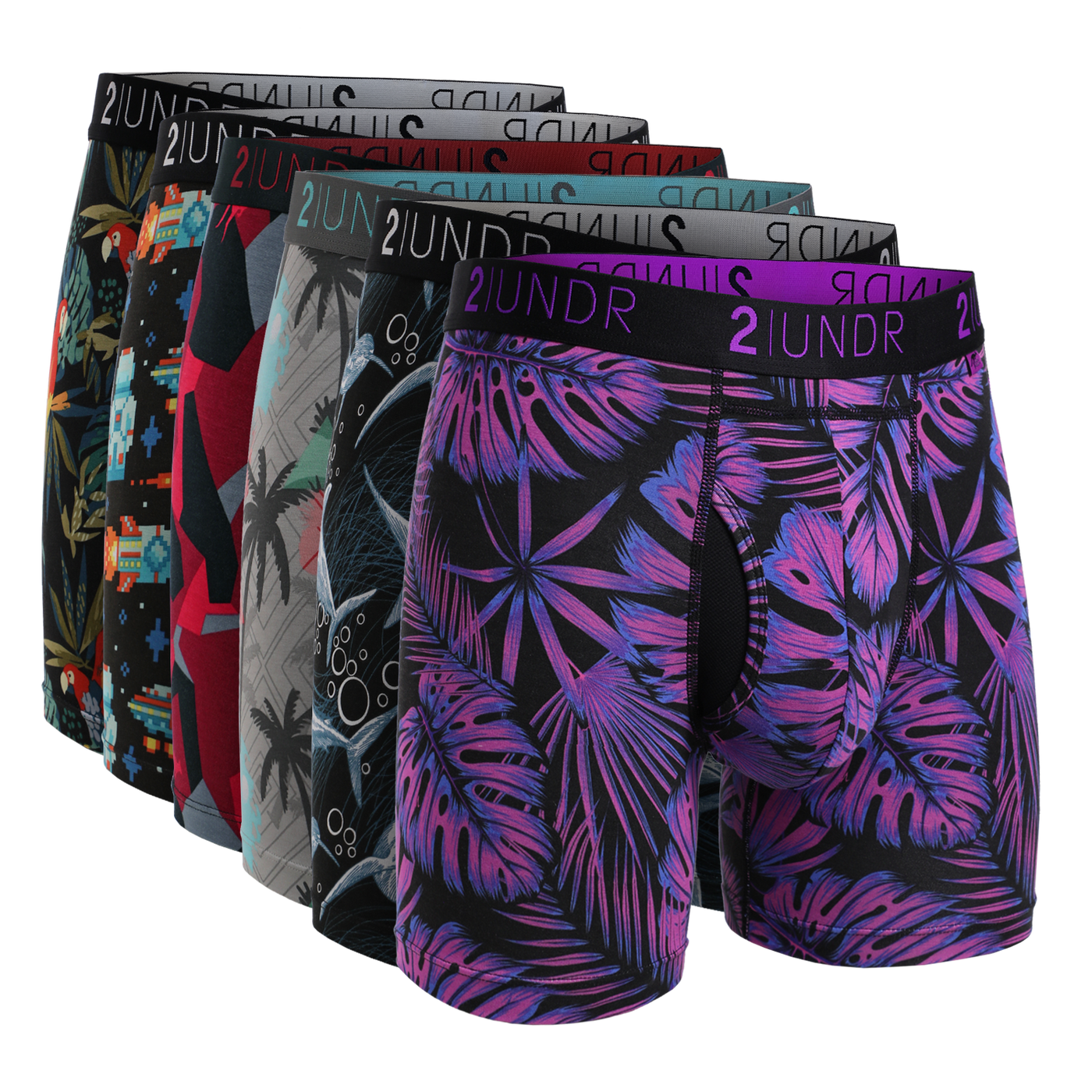 Swing Shift Boxer Brief - The Scrambled Collection  - 6 Pack