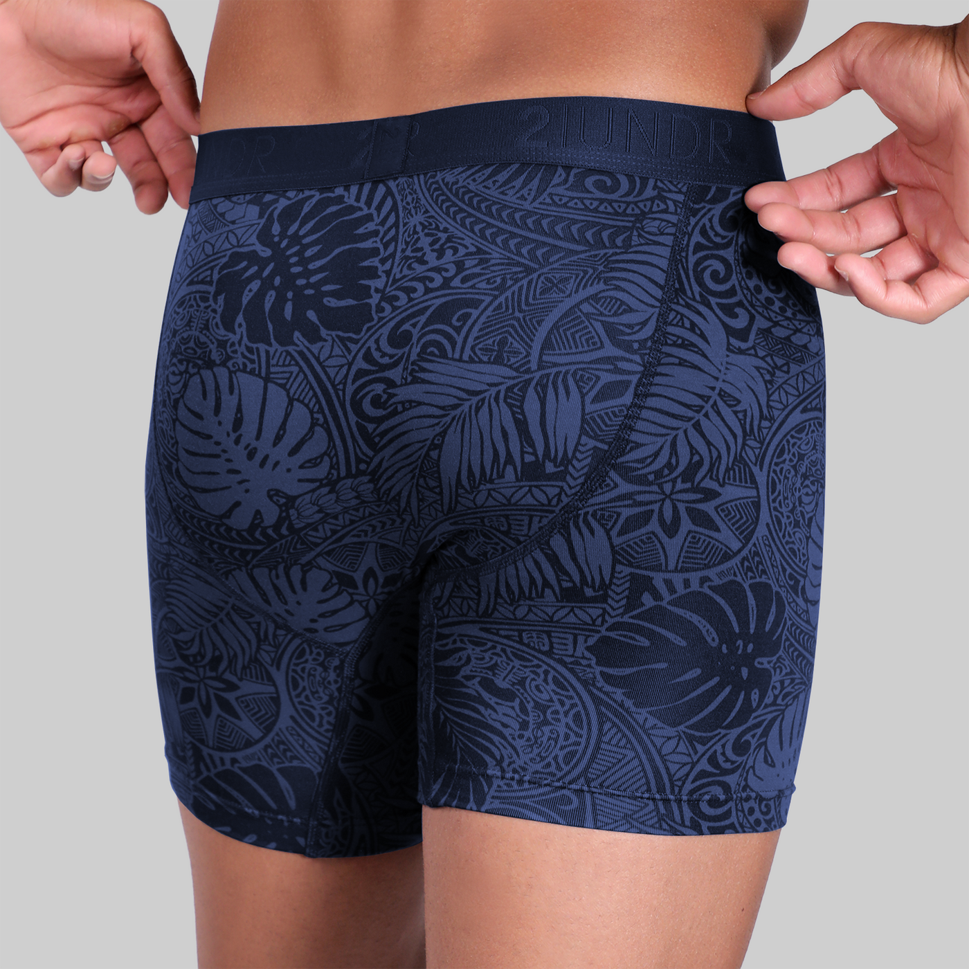 Swing Shift 6" Boxer Brief - Coastal Blue
