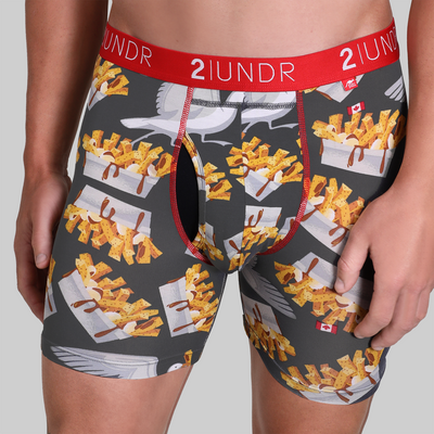 Swing Shift 6" Boxer Brief - Poutine