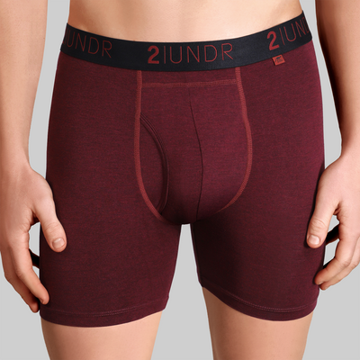 Swing Shift 6" Boxer Brief - Ruby