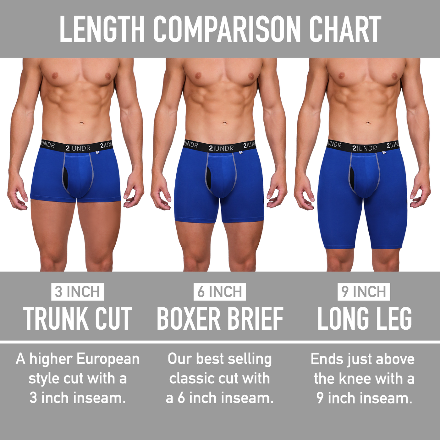 Swing Shift 6" Boxer Brief - 3 Pack Boxset - La Quinta - Oasis - Sunburn