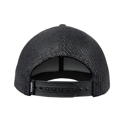 Snap Back  Mesh Print Hat - Range Time Black