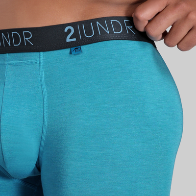 Swing Shift 9" Long Leg - Turquoise