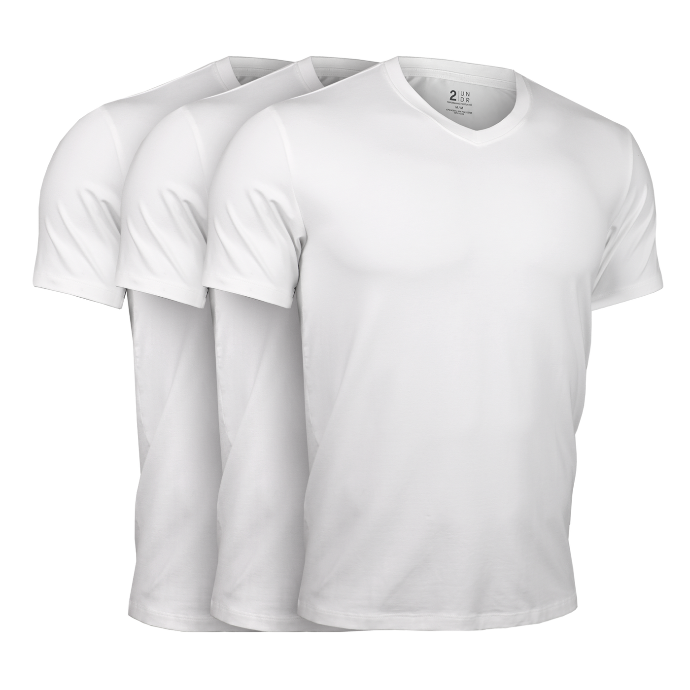 Luxury V Tee - White 3 Pack