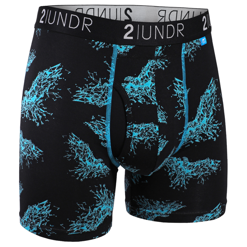 2UNDR Swing Shift 6 Boxer Brief 2-Pack (Astro Eagles/Fighter