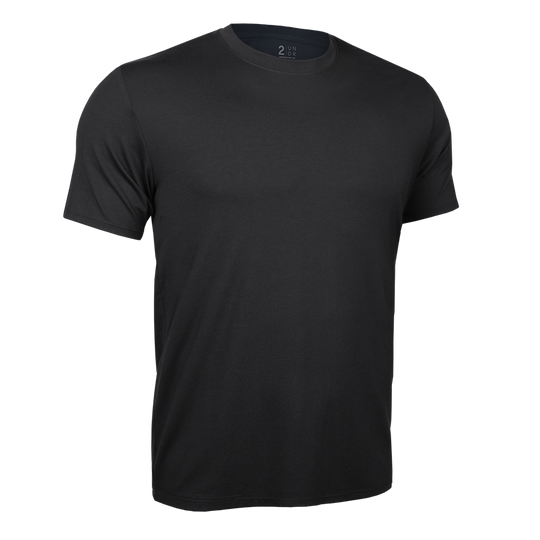 Luxury Crew Tee - Black – 2UNDR