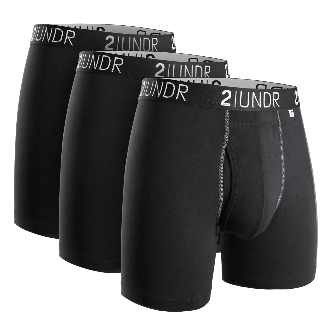 2UNDR Men's Swing Shift Boxer Briefs - 6 3 Pack