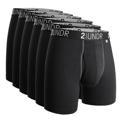 2UNDR Men's Swing Shift 6 Boxer Brief Underwear (Boom Time, X-Large), Boom  Time, X-Large